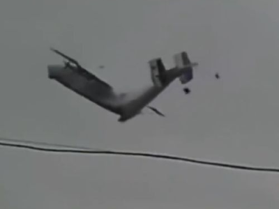 “俄运输机解体画面曝光：揭秘神秘事故瞬间”